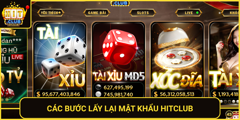 Cac Buoc Lay Lai Mat Khau Hitclub