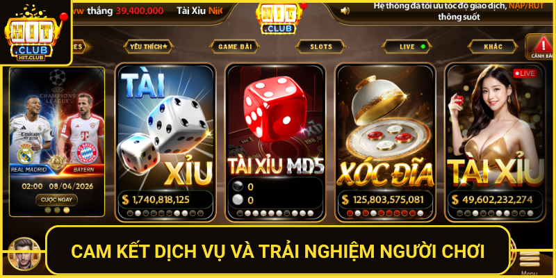 Cam Ket Dich Vu Va Trai Nghiem Nguoi Choi