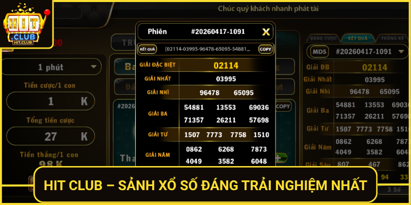 Hit Club Sanh Xo So Dang Trai Nghiem Nhat