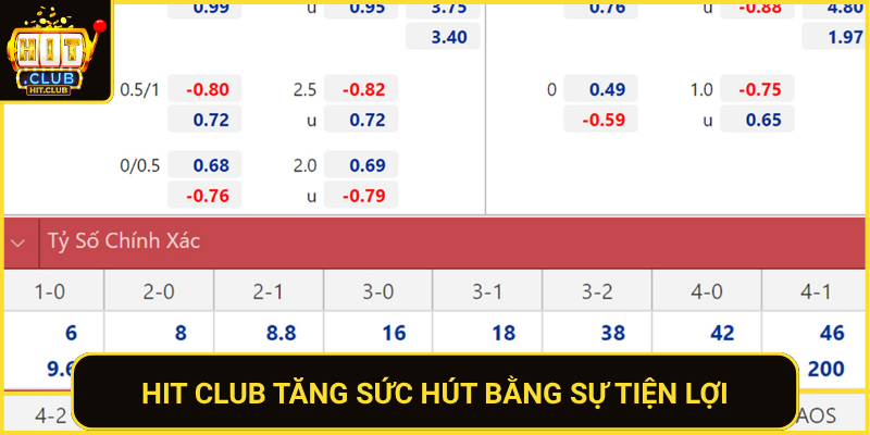 Hit Club Tang Suc Hut Bang Su Tien Loi