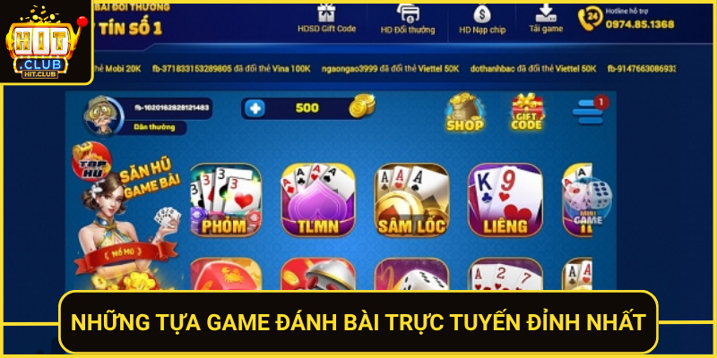 Nhung Tua Game Danh Bai Truc Tuyen Dinh Nhat